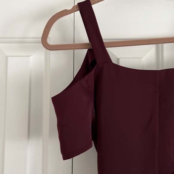 ALL SAINTS “Cadia Dress” size 4-maroon w tags! - Picture 7 of 14